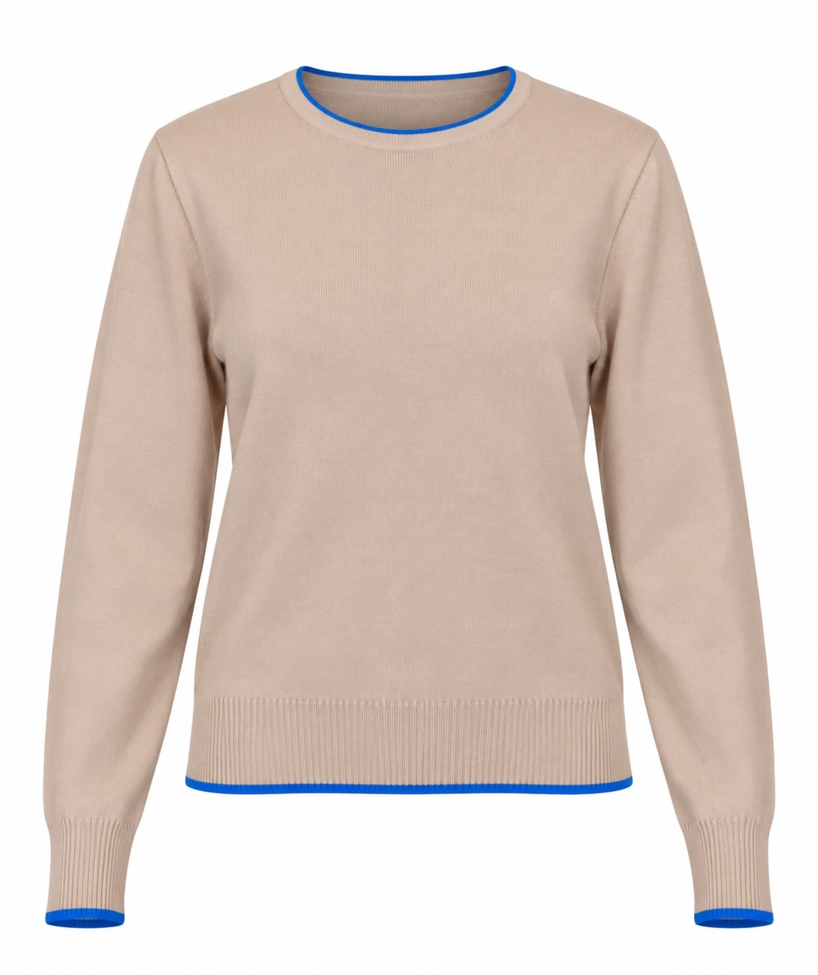 Pulover beige din lână
